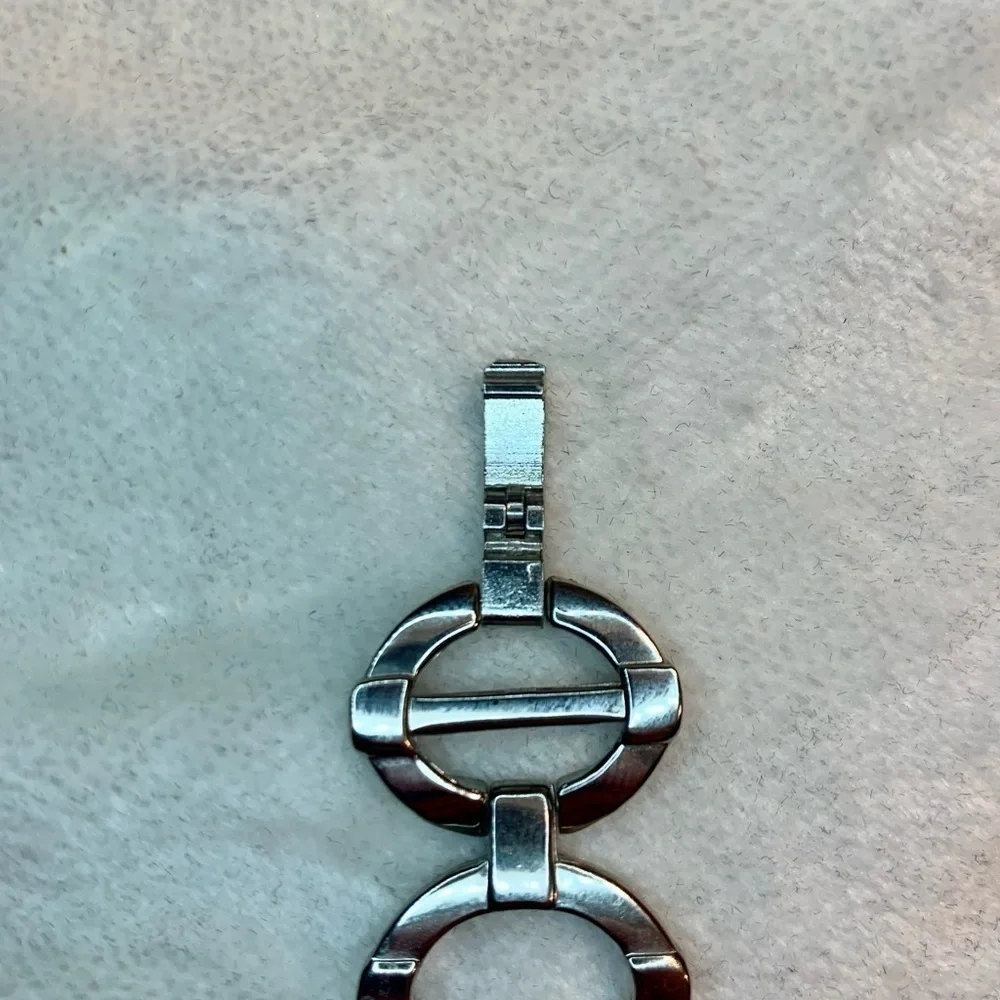 Pedre Vintage Watch Silver-tone Link Design Stainless Steel Back Classic! NEW